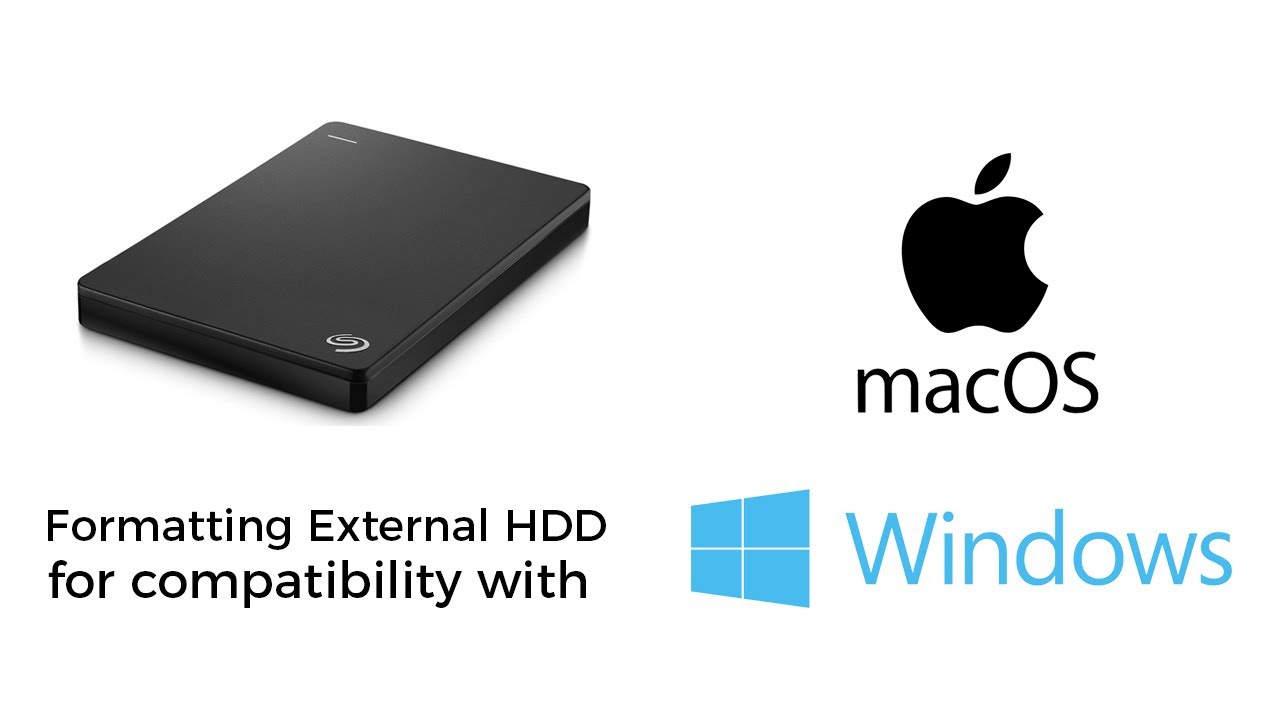 best format for external hard drive mac and pc